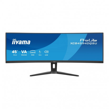 IIYAMA XCB4594DQSU-B1 44.5inch UW Curved VA DQHD 5120x1440 450cd/m2 2ms 2xDP 2xHDMI 2xUSB 3.2 2xUSB 