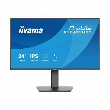 IIYAMA XB2496HSC-B1 24inch IPS-panel 1920x1080 144Hz 15cm Height Adj. Stand 3ms 300cd/m Speakers HDM