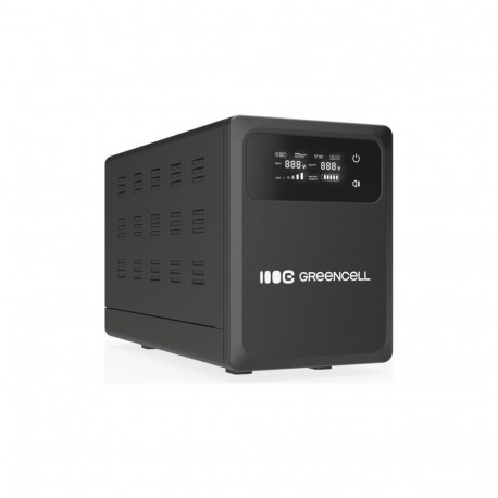 GREEN CELL AVR UPS Uninterruptible Power Supply 1200VA 800W PowerCore 12 VDC without batteries