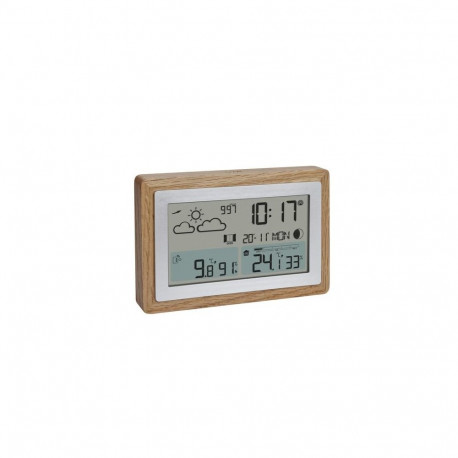 TFA-Dostmann Oak Oak, Silver Battery