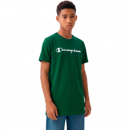Champion laste T-särk SS Tee 307322 GS559, roheline