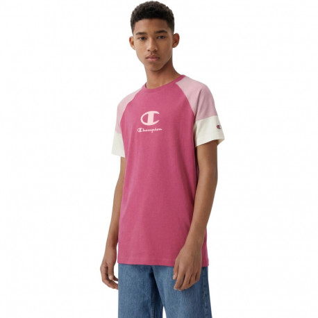 Koszulka dla dzieci Champion SS Tee różowa 307719 PS029   XL