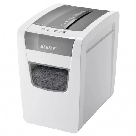 Leitz paberipurustaja IQ Slim Office P-4 ristlõikega 22cm, valge