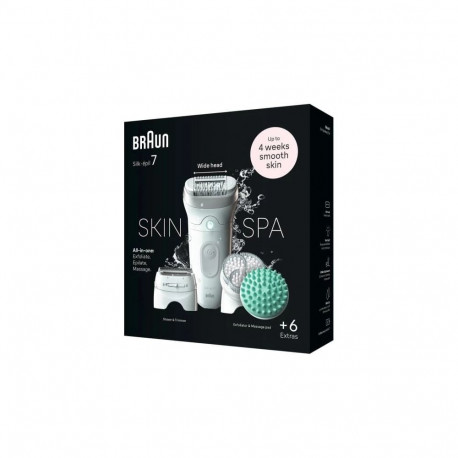 Braun Silk-epil 7 7-081 epilator 40 tweezers White