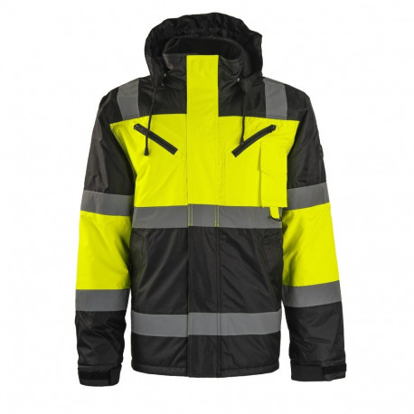 HW Basic Dale talvejope must/Hi-Vis kollane l