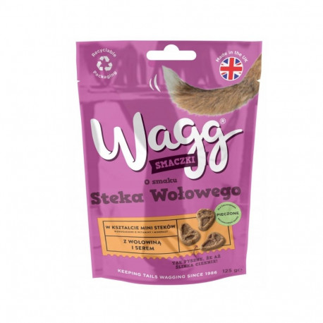 WAGG Treats Beef steak - dog treat - 125g