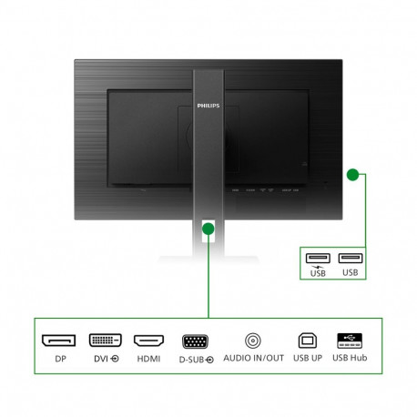 Philips B Line 272B1G/00 LED display 68.6 cm (27") 1920 x 1080 pixels Full HD Black