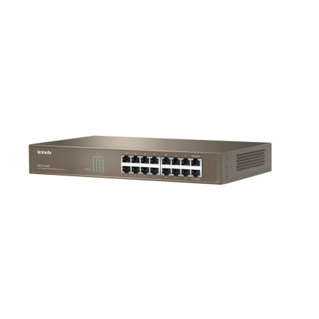 Tenda ethernet-lüliti 16-port gigabit haldamata, sinine