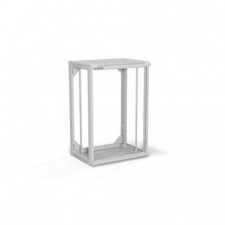 ALANTEC Racking cabinet 19" 18U 600x450, Grey FLAT PACK