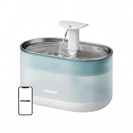 Pet Water Fountain - Petlibro Capsule Smart Water Fountain 2.1L, 4-Stage Filtration, Quiet Operation