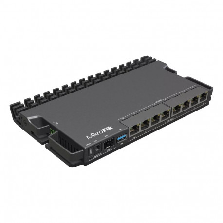 Mikrotik RB5009UPR+S+IN wired router 2.5 Gigabit Ethernet  Gigabit Ethernet Black