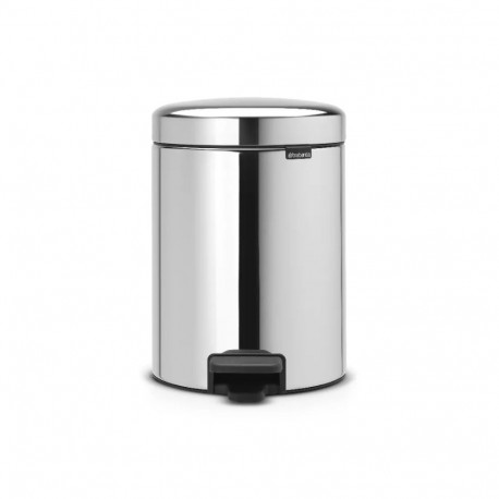 Brabantia pedaaliga prügikast newIcon, ümmargune, roostevabast terasest