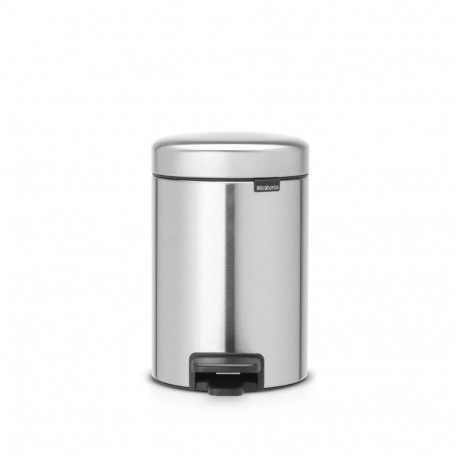 Brabantia pedaalprügiämber newIcon Round, harjatud teras
