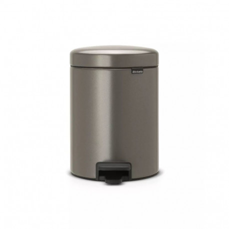Brabantia Pedal Bin newIcon Round Platinum