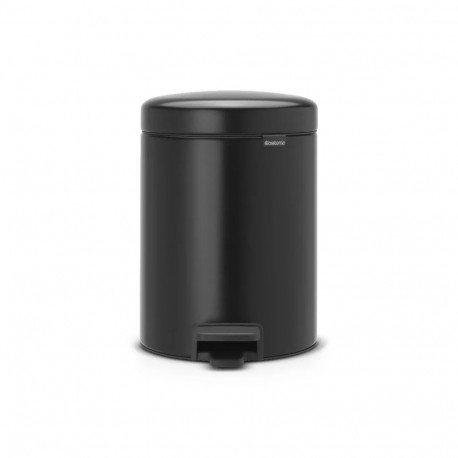 Brabantia pedaaliga prügikast newIcon ümmargune, must