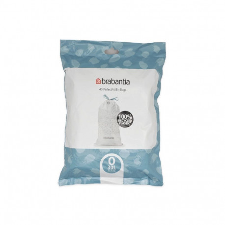 Brabantia 124846 trash bag 30 L White 40 pc(s)