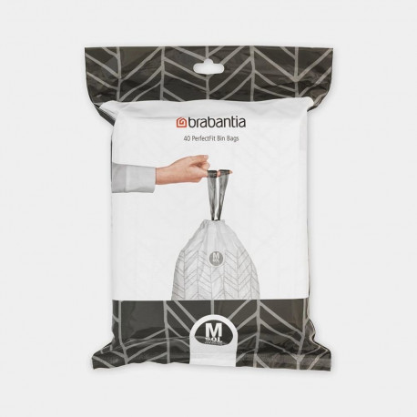 Brabantia 138829 trash bag 60 L White 40 pc(s)