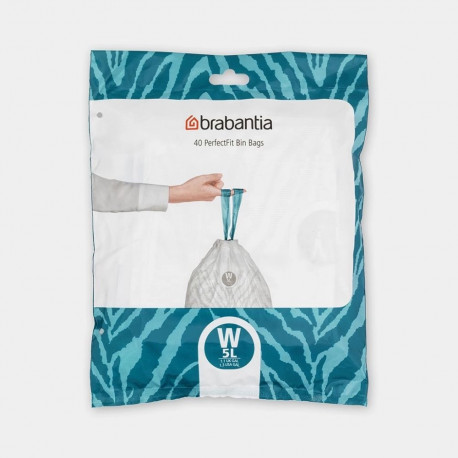Brabantia 137846 trash bag 45 L White 40 pc(s)