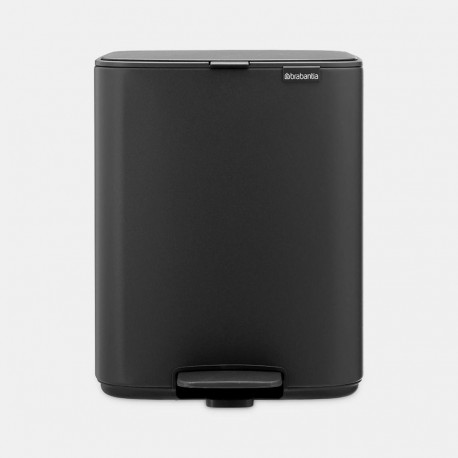 Brabantia Bo Pedal Bin 12 L Rectangular Steel Grey