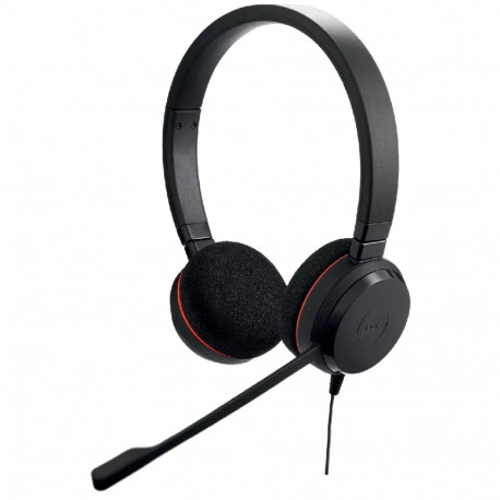 Jabra peakomplekt Evolve 20, juhtmega, peavõruga, kontori-/kõnekeskuse, USB Type-C / USB Type-A, mus