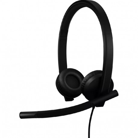 Logitech peakomplekt H570e juhtmega peavõruga kontori-/kõnekeskuse USB Type-A, must