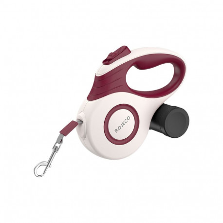 Rojeco A12 5M Automatic Retractable Dog Leash (red)