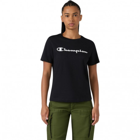 Koszulka damska Champion Short Sleeve czarna 118428 KK001 XS
