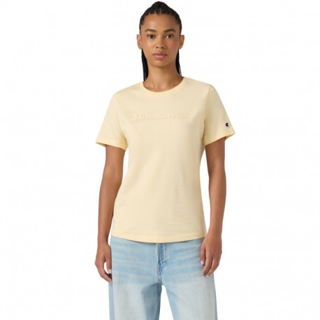 Koszulka damska Champion Short Sleeve żółta 119125 YS175 XL