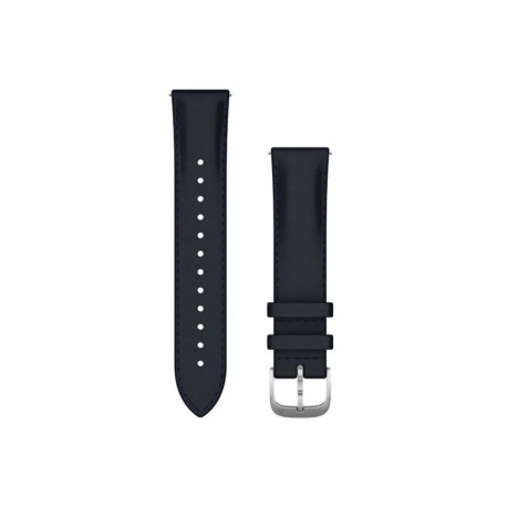 Garmin Quick Release Bands (20 mm) Navy italian leather, silver hardware