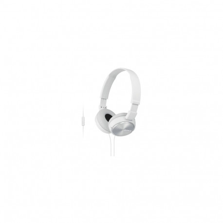 Sony kõrvapealsed kõrvaklapid MDR-ZX310APW 3,5mm, valged