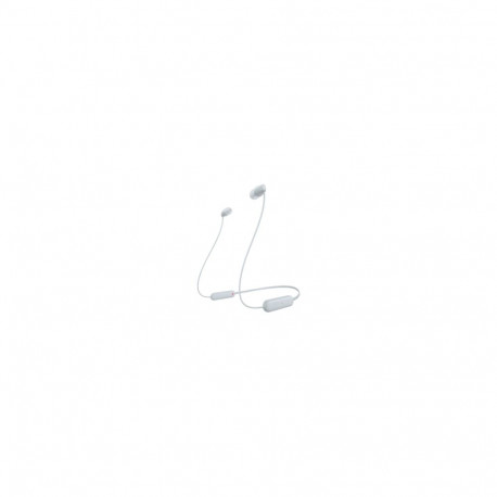 Sony kõrvasisesed Bluetooth-kõrvaklapid WI-C100W, valged