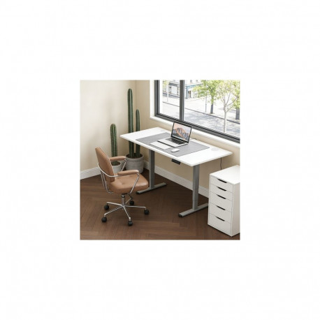 Adjustable Height Table Up Up Bjorn II Gray, Table top M White