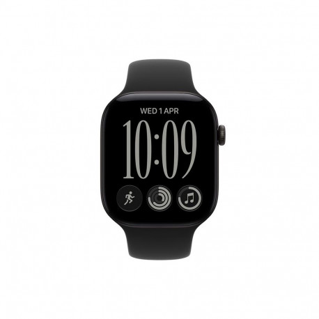 Apple Watch 12 GPS 42mm Black Alu, Black Sport Band - S/M