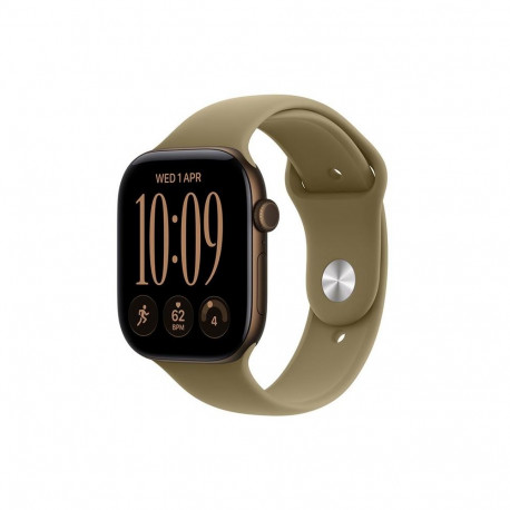 Apple Watch 12 GPS 42mm Dark Bronze Alu, Olive Sport Band - M/L