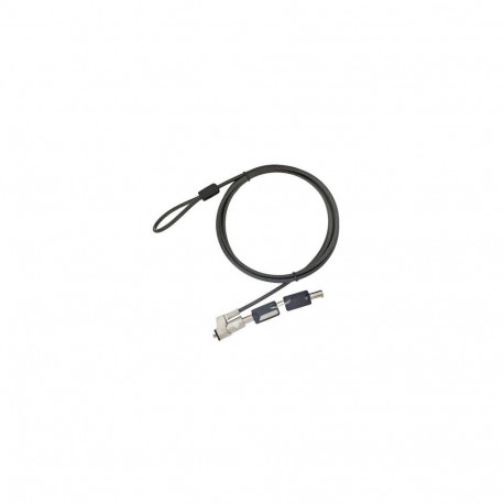 Conceptronic CUSTODIO02BWM Keyed Laptop Lock, Wedge Slot, Master Keyed Compatible, 1.8m