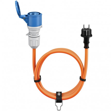Goobay CEE adapterkaabel, CEE pistikupesa turvapistikule (tüüp E/F), 1,5 m