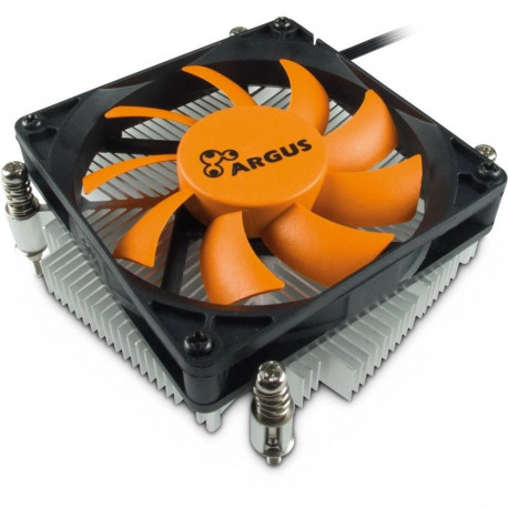 Dynatron Argus T-200 Processor Cooler 8 cm Black  Orange