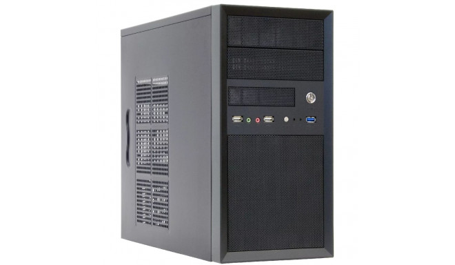 Chieftec arvutikorpus CT-01B-OP Mini Tower, must