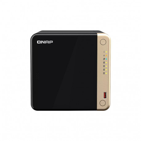 QNAP NAS-torn TS-464 Intel® Celeron® N5095 8 GB DDR4 0 TB QTS, must