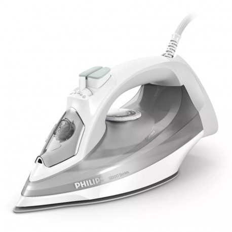 Philips 5000 series DST5010/10 iron Steam iron SteamGlide Plus soleplate 2400 W Grey  White