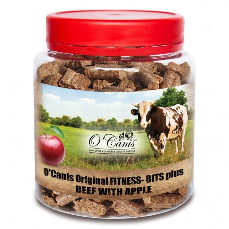 O'CANIS koeramaius Fitness-Bits Plus, veiseliha õunaga Mono, 400g