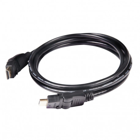 CLUB3D HDMI 2.0 4K60Hz UHD 360-kraadine pööratav kaabel 2m/6.74ft