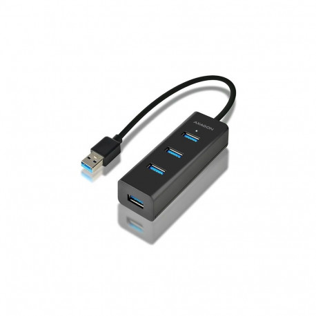 Axagon HUE-S2B interface hub USB 3.2 Gen 1 (3.1 Gen 1) Type-A 5000 Mbit/s Black