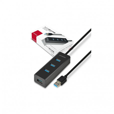 Axagon USB-jaotur HUE-S2BL USB 3.2 Gen 1 (3.1 Gen 1) Type-A 5000 Mbit/s, must