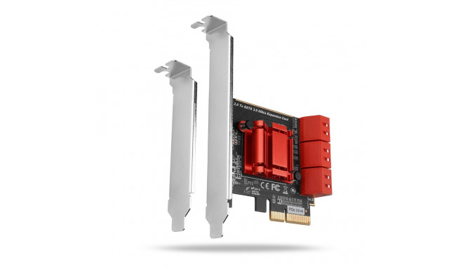 Axagon PCES-SA6 interface cards/adapter Internal SATA