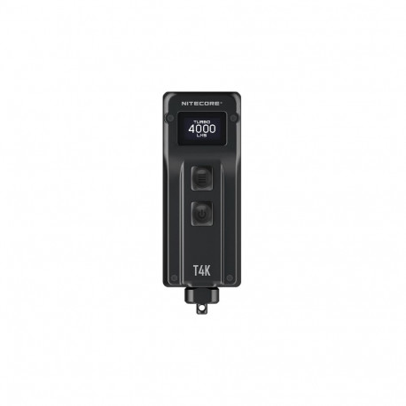 Nitecore LED-taskulamp T4K võtmehoidjaga, must