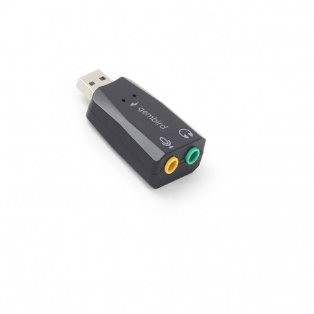Gembird SC-USB2.0-01 cable gender changer 2 x 3.5mm Black