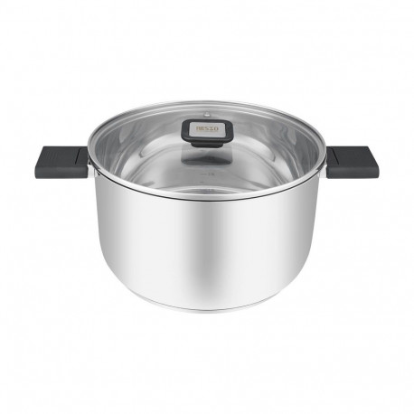 Resto Kitchenware Anser 5.8 L Round Black  Stainless steel