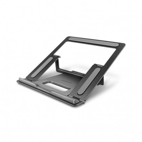 Axagon STND-L Aluminum stand for laptops size 10"–17.3". Eight adjustable height and angle. Grey ver
