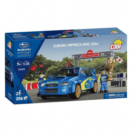 Subaru ehitusklotsid Impreza WRC 2004, 206-osaline